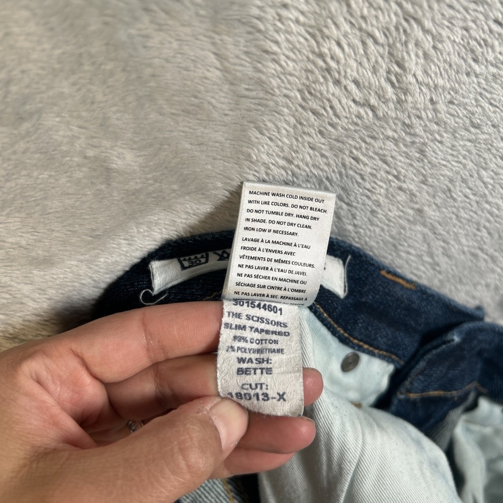 KTOA Men's Slim Straight Jeans - Blue - Picture 5 of 15